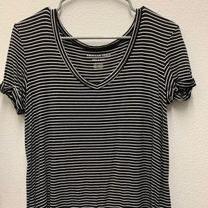 stripped soft tee